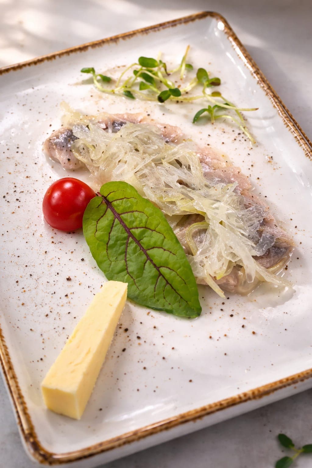 Śledź w oleju (60g) z cebulą i pieczywem