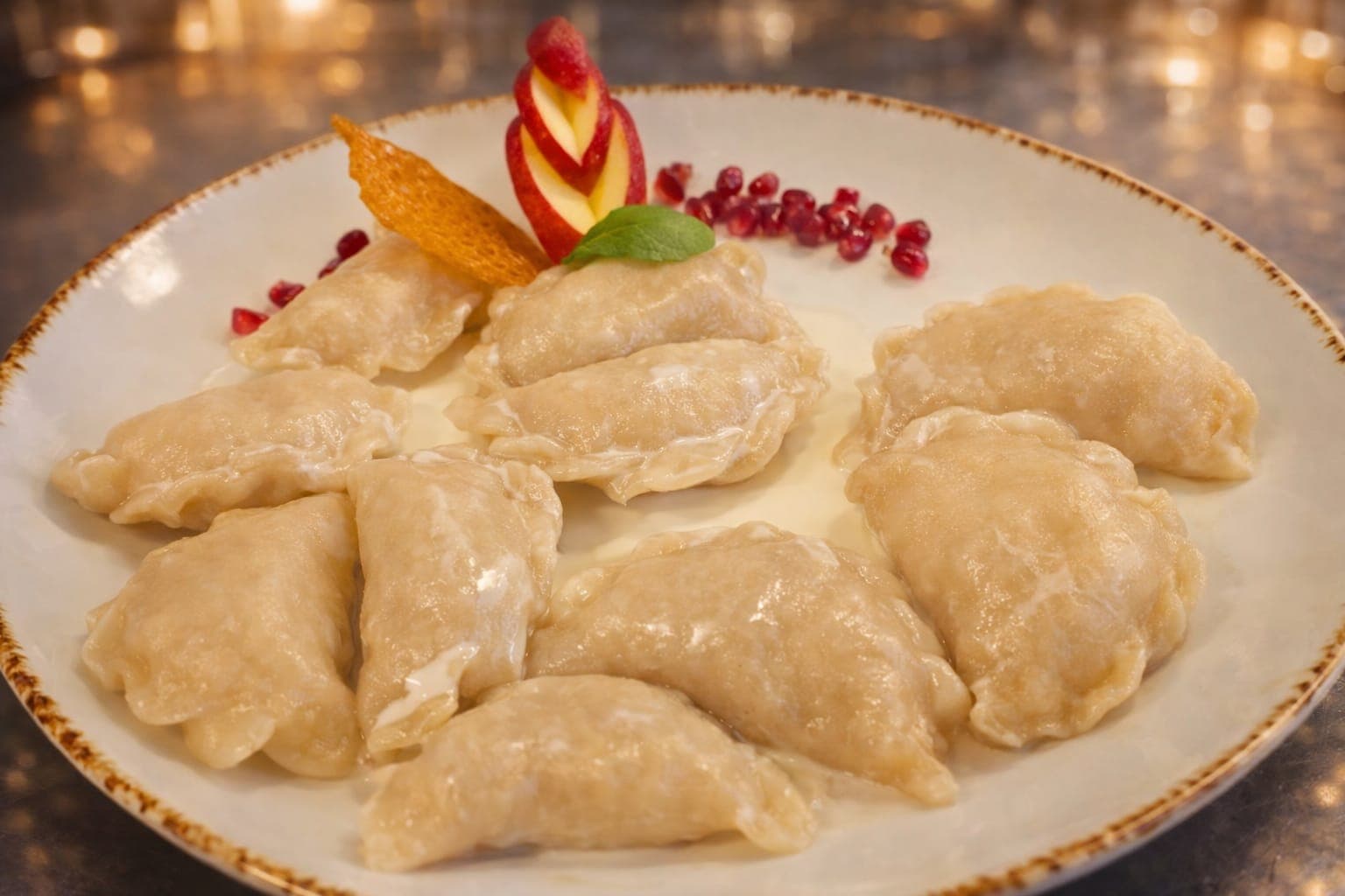 Pierogi z jabłkiem